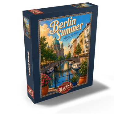 Berlin Summer Canal Charm 1000 Jigsaw Puzzle box view2