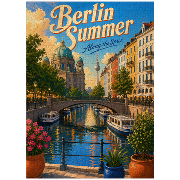 puzzleplate Berlin Summer Canal Charm 300 Jigsaw Puzzle