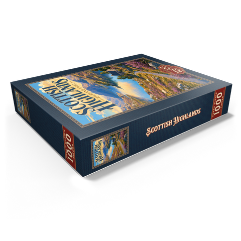 Scottish Highlands Scenic Light 1000 Jigsaw Puzzle box view1