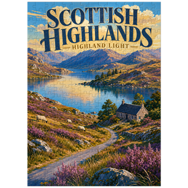 puzzleplate Scottish Highlands Scenic Light 300 Jigsaw Puzzle