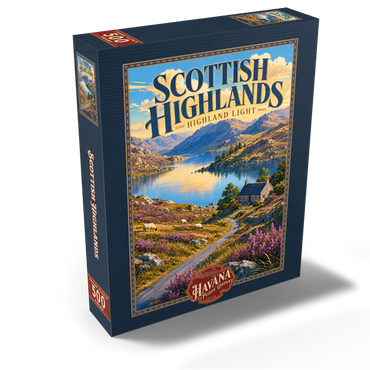 Scottish Highlands Scenic Light 500 Jigsaw Puzzle box view2
