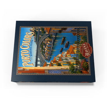 Porto Ribeira Riverfront Colorful Charm 300 Jigsaw Puzzle box view3