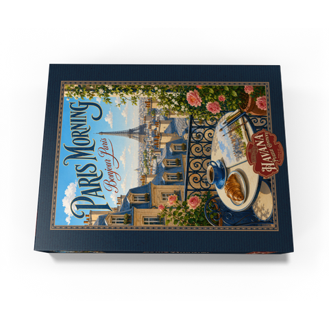 Eiffel Tower Morning Romance 1000 Jigsaw Puzzle box view3
