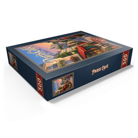 Paris Cafe Romantic Evening Charm 500 Jigsaw Puzzle box view1