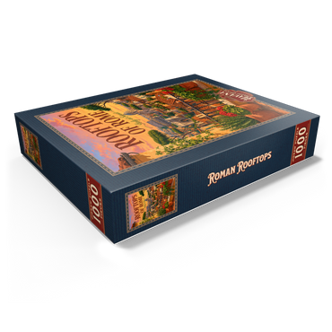 Rome Rooftops Sunset Romance 1000 Jigsaw Puzzle box view1