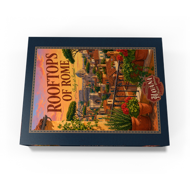 Rome Rooftops Sunset Romance 1000 Jigsaw Puzzle box view3