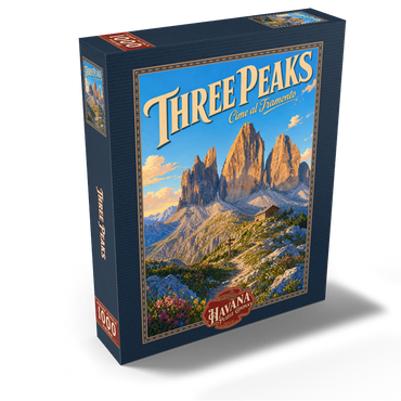 Majestic Mountain Sunset Splendor 1000 Jigsaw Puzzle box view2