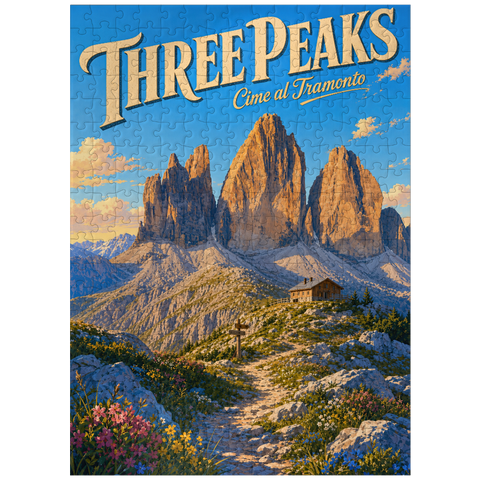 puzzleplate Majestic Mountain Sunset Splendor 300 Jigsaw Puzzle
