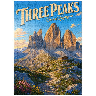 puzzleplate Majestic Mountain Sunset Splendor 500 Jigsaw Puzzle