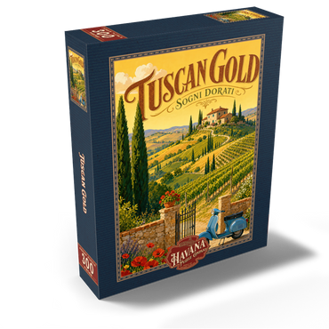 Tuscan Vineyard Golden Romance 300 Jigsaw Puzzle box view2
