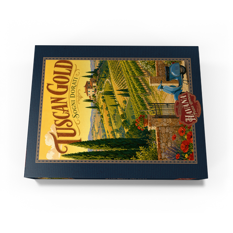 Tuscan Vineyard Golden Romance 500 Jigsaw Puzzle box view3