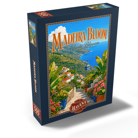 Madeira Coastal Bloom Paradise 500 Jigsaw Puzzle box view2