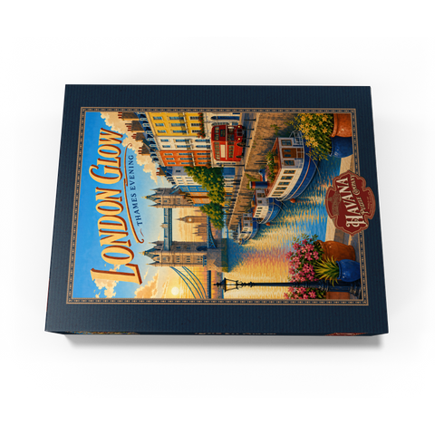 London Thames Evening Glow 300 Jigsaw Puzzle box view3