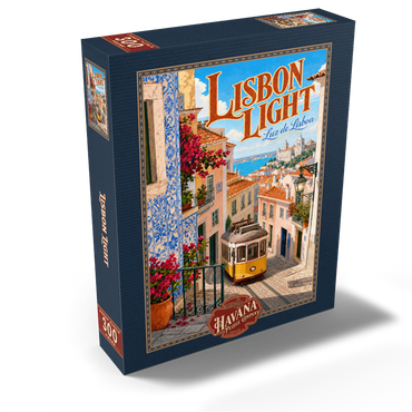 Lisbon Tram Coastal Charm 300 Jigsaw Puzzle box view2