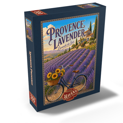 Provence Lavender Sunset Charm 300 Jigsaw Puzzle box view2