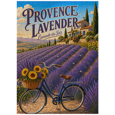 puzzleplate Provence Lavender Sunset Charm 300 Jigsaw Puzzle