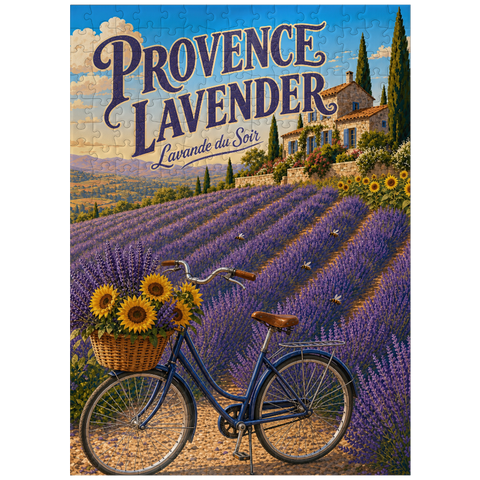 puzzleplate Provence Lavender Sunset Charm 300 Jigsaw Puzzle