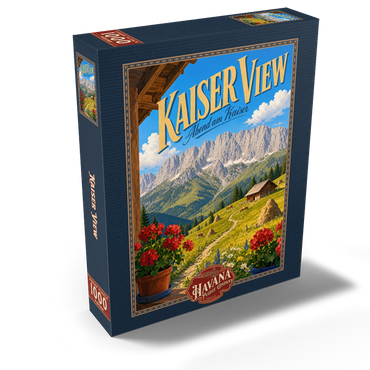 Kaiser Mountains Alpine Meadow Serenity 1000 Jigsaw Puzzle box view2