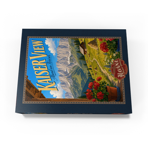 Kaiser Mountains Alpine Meadow Serenity 300 Jigsaw Puzzle box view3