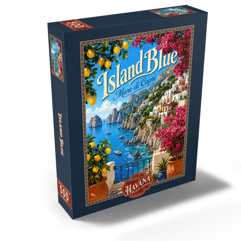 Capri Coastal Mediterranean Bliss 500 Jigsaw Puzzle box view2