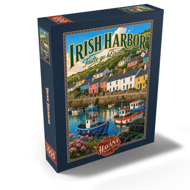 Irish Harbor Coastal Village Charm 1000 Jigsaw Puzzle box view2
