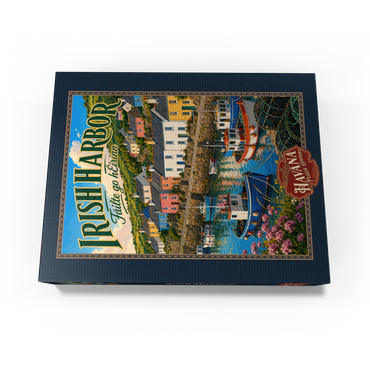 Irish Harbor Coastal Village Charm 1000 Jigsaw Puzzle box view3