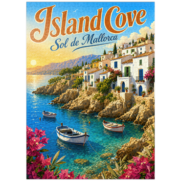 puzzleplate Sol de Mallorca Coastal Sunset Charm 1000 Jigsaw Puzzle