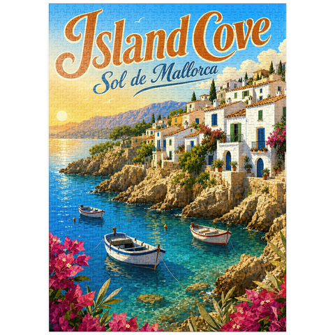 puzzleplate Sol de Mallorca Coastal Sunset Charm 1000 Jigsaw Puzzle