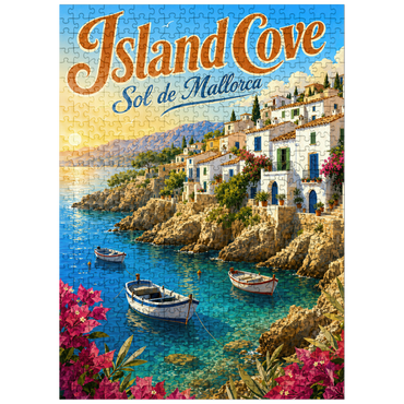 puzzleplate Sol de Mallorca Coastal Sunset Charm 500 Jigsaw Puzzle
