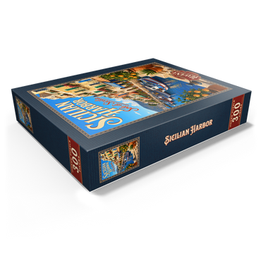 Sicilian Harbor Coastal Charm 300 Jigsaw Puzzle box view1
