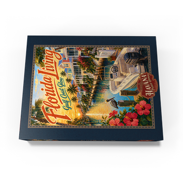 Florida Gulf Coast Sunset Serenity 300 Jigsaw Puzzle box view3