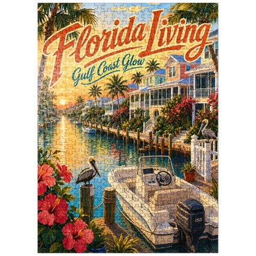 puzzleplate Florida Gulf Coast Sunset Serenity 500 Jigsaw Puzzle