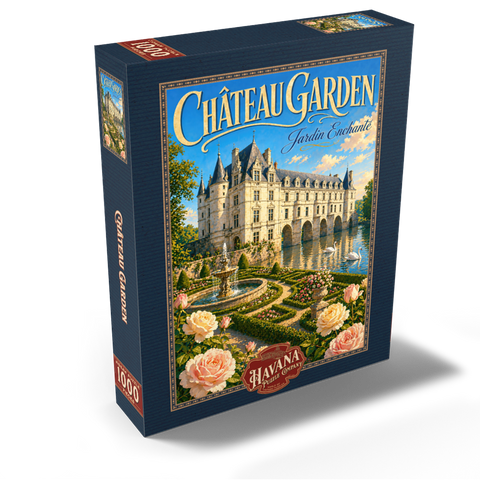 Chateau Garden Enchanted Elegance 1000 Jigsaw Puzzle box view2