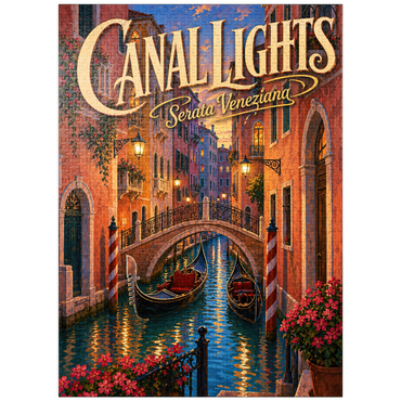 puzzleplate Venice Canal Evening Romance 1000 Jigsaw Puzzle