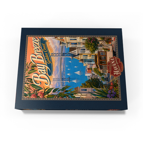 San Francisco Bay Bridge Coastal Charm 1000 Jigsaw Puzzle box view3