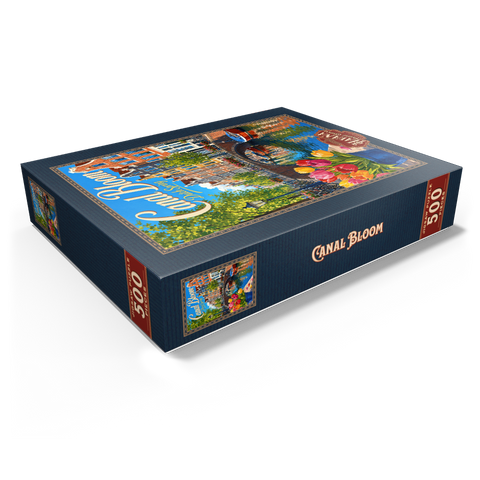 Amsterdam Canal Spring Bloom 500 Jigsaw Puzzle box view1