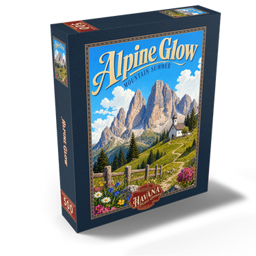 Alpine Mountain Summer Serenity 500 Jigsaw Puzzle box view2