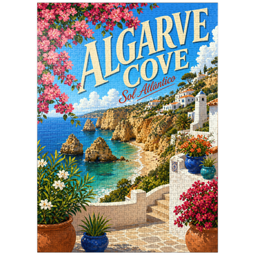 puzzleplate Algarve Cove Coastal Paradise 1000 Jigsaw Puzzle