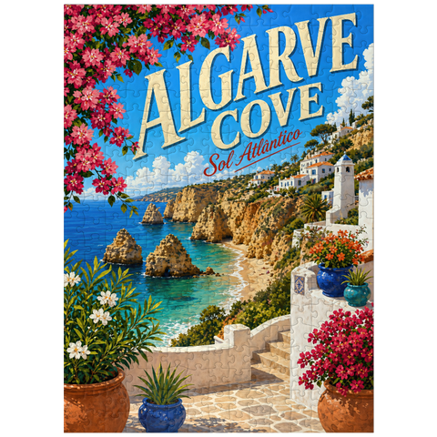 puzzleplate Algarve Cove Coastal Paradise 300 Jigsaw Puzzle