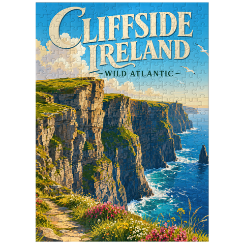 puzzleplate Ireland Cliffside Wild Atlantic Beauty 300 Jigsaw Puzzle