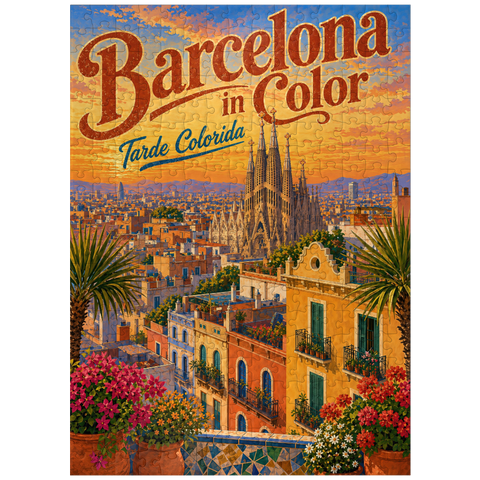 puzzleplate Sagrada Familia Sunset Splendor 300 Jigsaw Puzzle