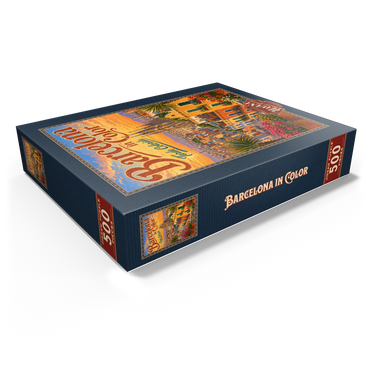 Sagrada Familia Sunset Splendor 500 Jigsaw Puzzle box view1