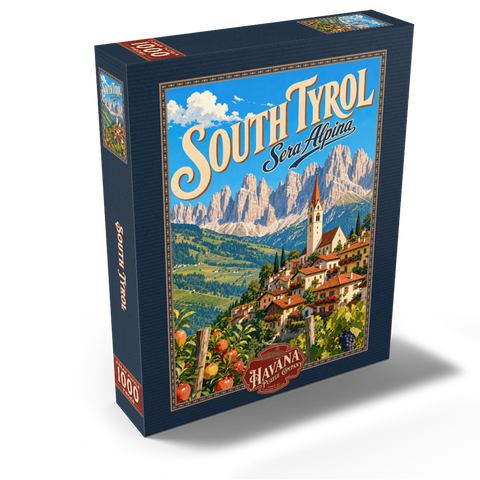 South Tyrol Alpine Village Charm 1000 Jigsaw Puzzle box view2
