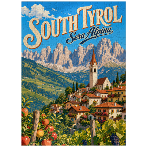 puzzleplate South Tyrol Alpine Village Charm 300 Jigsaw Puzzle