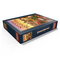 Spanish Rooftops Golden Sunset Charm 1000 Jigsaw Puzzle box view1
