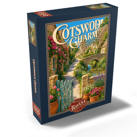 Cotswold Village Honey Stone Charm 1000 Jigsaw Puzzle box view2