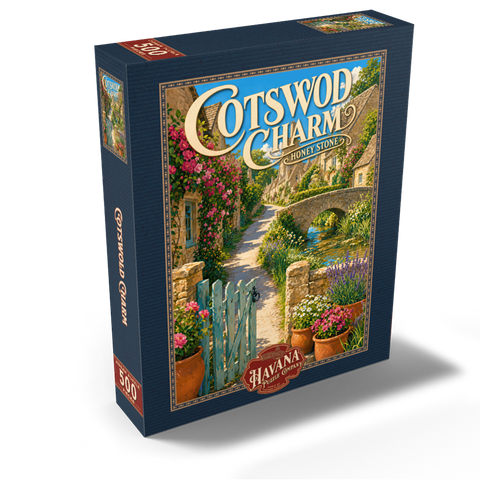 Cotswold Village Honey Stone Charm 500 Jigsaw Puzzle box view2