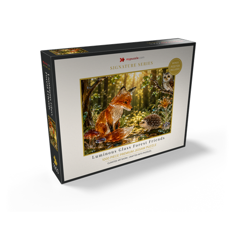 Luminous Glass Forest Friends 1000 Jigsaw Puzzle box view2