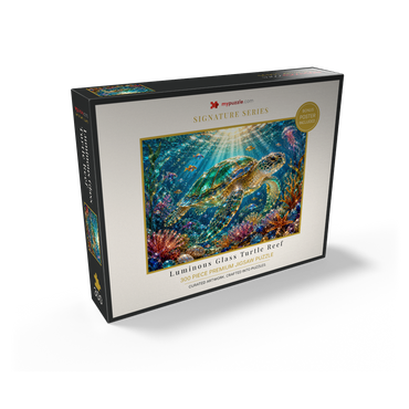 Luminous Glass Turtle Reef 300 Jigsaw Puzzle box view2