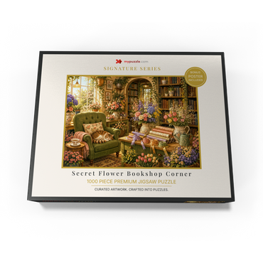Secret Flower Bookshop Corner 1000 Jigsaw Puzzle box view3